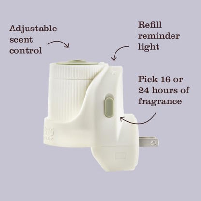 Mrs. Meyer’s Clean Day Scented Oil Plug-In Diffuser Refills, Iowa Pine, 2.67 Fl Oz - Garden-Inspired Air Freshener