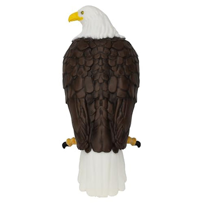 Large Patriotic Bald Eagle Christmas Tree Topper - 10 Inch USA Holiday Decor