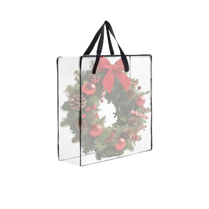 Square 26-Inch Wreath Storage Bag - 95L for Seasonal Decorations & Home Organization - 1-Pack