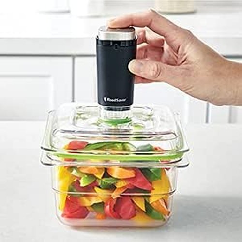 FoodSaver Handheld Vacuum Sealer - Cordless Design for Zipper Bags & Fresh Food Storage | FS1120