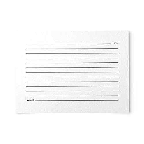 Gold Foil Bee Recipe Cards Set - 50 Double-Sided Kitchen Gift