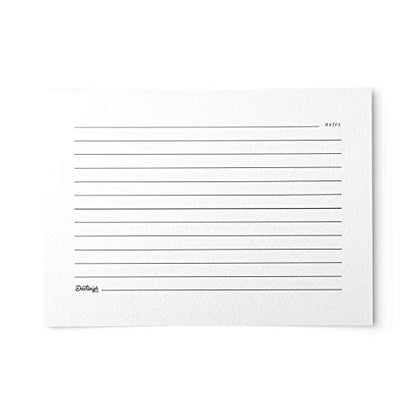 Gold Foil Bee Recipe Cards Set - 50 Double-Sided Kitchen Gift