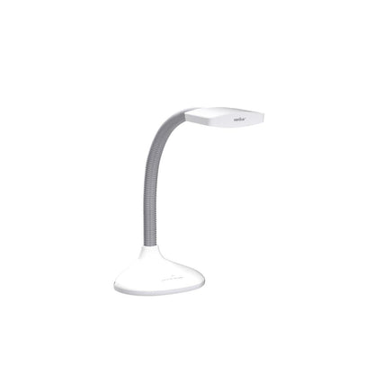 Verilux SmartLight Full Spectrum LED Desk Lamp with Adjustable Brightness, Flexible Gooseneck and Integrated USB Charging Port - Reduces Eye Strain and Fatigue - Ideal for Readers, Artists, Crafters