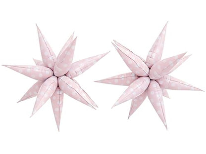 Pink Macaron Polka Dot Foil Balloons Set for Easter & Party Decor - Pink Variation