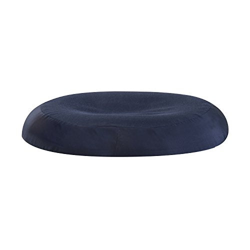 DMI 18-inch Convoluted Molded Foam Ring Donut Pillow Seat Cushion for Hemorrhoids, Back Pain, Tailbone Relief Cushion, Plaid (Pack of 3)