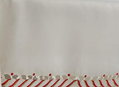 Candy Cane Christmas Table Runner 16x90 Inches Holiday Decor