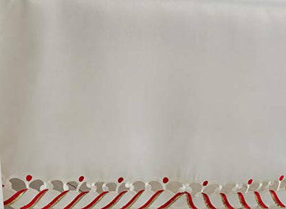 Candy Cane Christmas Table Runner 16x90 Inches Holiday Decor