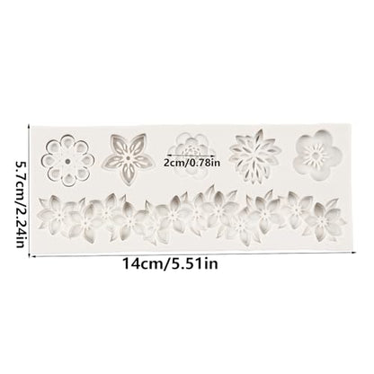 Flower Lace Silicone Mold for Cake Decorating - Style A