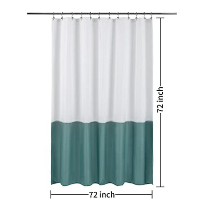 ALYVIA SPRING Stall Fabric Shower Curtain Liner Waterproof - 36" x 72", Soft & Lightweight Small Shower Curtain with Magnets for Narrow Stall Size, Machine Washable - 36x72, Grey