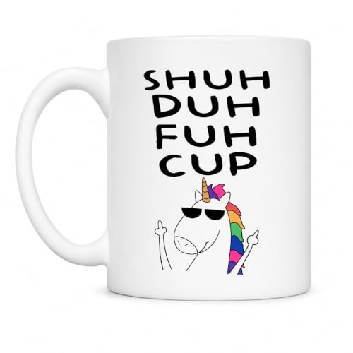 Funny Unicorn Coffee Mug - Sarcastic Adult Humor Gift - 11 oz Ceramic Cup