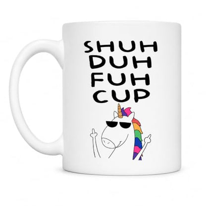 Funny Unicorn Coffee Mug - Sarcastic Adult Humor Gift - 11 oz Ceramic Cup