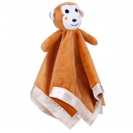 Pro Goleem Monkey Loveys - Soft Security Blanket & Snuggle Toy for Babies | 16 Inch Gift for Boys & Girls