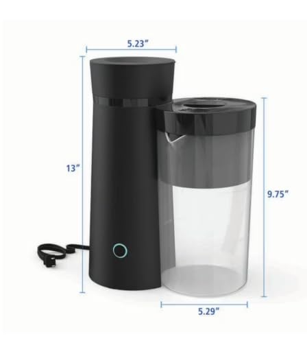 2-Quart Iced Tea & Coffee Maker - 8-Cup Capacity, Fast Brew, Adjustable Strength