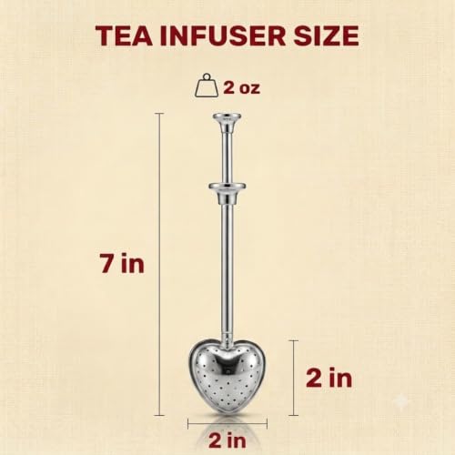 Stainless Steel Tea Infuser Stick for Loose Leaf Tea - 7 Inch