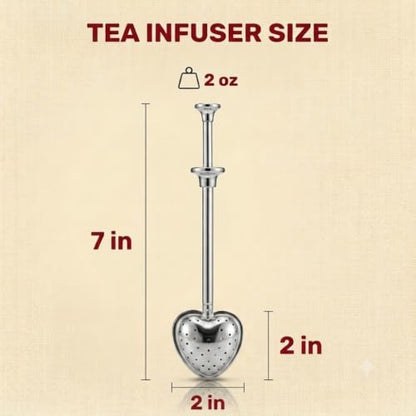 Stainless Steel Tea Infuser Stick for Loose Leaf Tea - 7 Inch