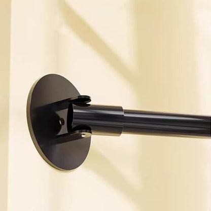 Adjustable Non-Slip Curtain Rod for Angled Walls 70-120cm B Variation