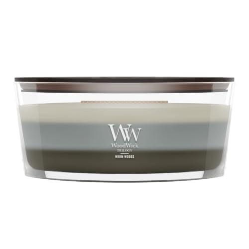 WoodWick Warm Woods Trilogy Candle 16oz with Crackling Wick - Warm Woods / 16oz