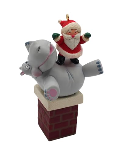 Hallmark 2008 Christmas Hippopotamus Musical Ornament - Holiday Decor