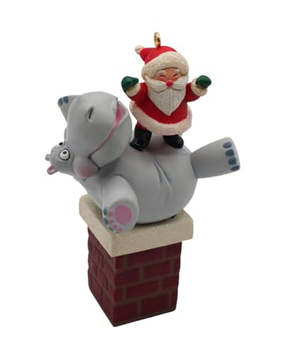 Hallmark 2008 Christmas Hippopotamus Musical Ornament - Holiday Decor