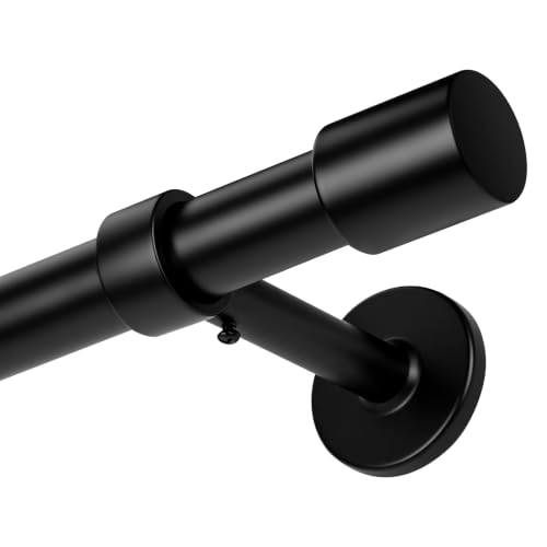 Extra Long Curtain Rods 144-240 Inches with 1” Diameter & Reinforced Brackets - Variation of 32" to 240"