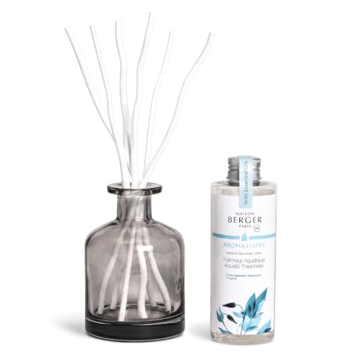 Reed Diffuser with Happy Fragrance - Aquatic Freshness, 180ml, Variation: Fresh
