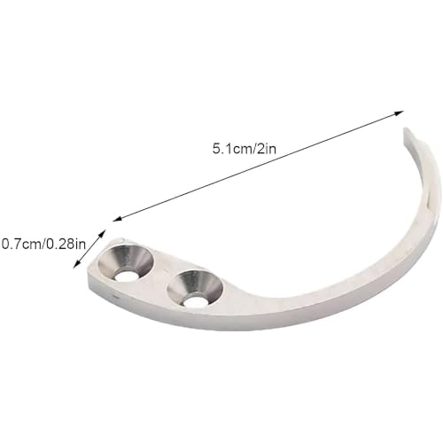 2 Pack Stainless Steel Utility Hooks for Security Tag Removal & Store Use