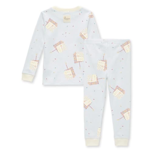 Baby Pajamas Set for Toddler Boys & Girls - Organic Cotton, Pink, Purple, White, Pastel - 5T