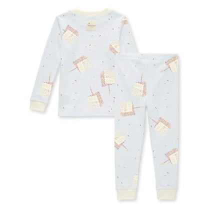 Baby Pajamas Set for Toddler Boys & Girls - Organic Cotton, Pink, Purple, White, Pastel - 5T