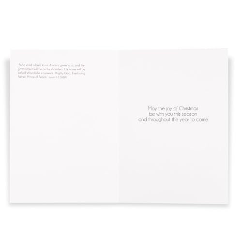 Religious Christmas Cards with Envelopes Pack of 20 Nativity Scene Holiday Greeting Cards