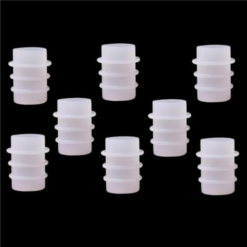 Silicone Mold 8Pcs for Crystal Epoxy Wine Bottle Stopper Craft Reusable