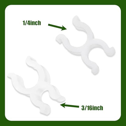 300 Pack Christmas Light Clips for Outdoor Wire Frames and Decorations