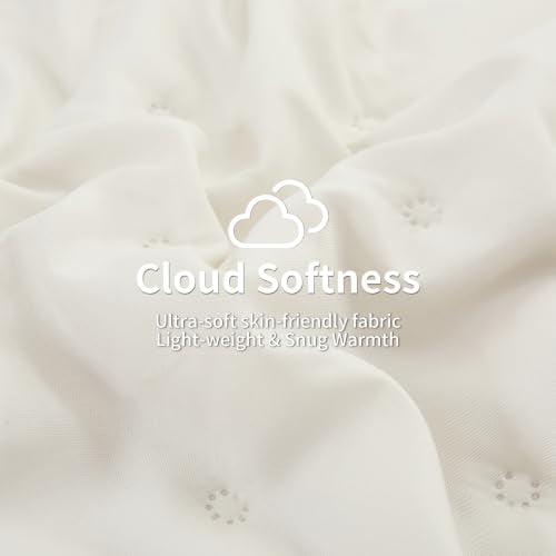 King Beige Ruffle Quilt Set with Lace Trim - Soft 100% Polyester Bedding