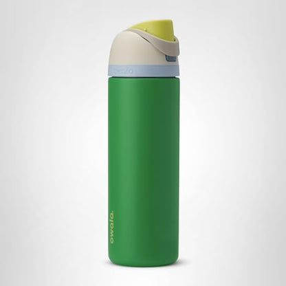 Owala FreeSip Insulated Stainless Steel Water Bottle with Straw, BPA-Free Sports Water Bottle, Great for Travel, 32 Oz, Putting Green