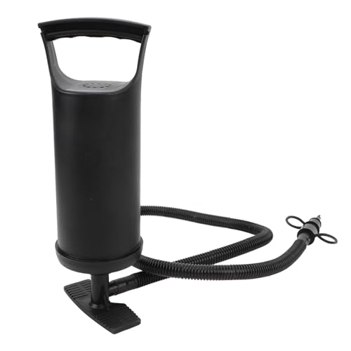 Manual Air Pump with 3 Nozzles - Quick Hand Inflation for Inflatable Mattress