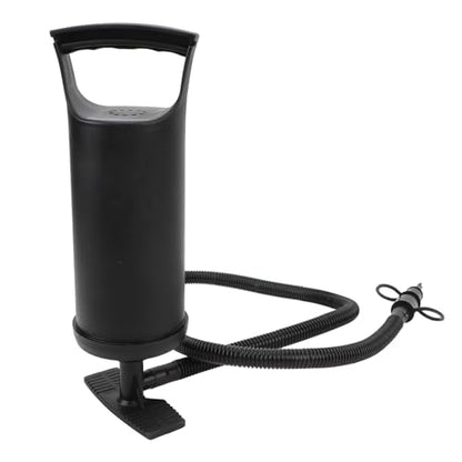 Manual Air Pump with 3 Nozzles - Quick Hand Inflation for Inflatable Mattress