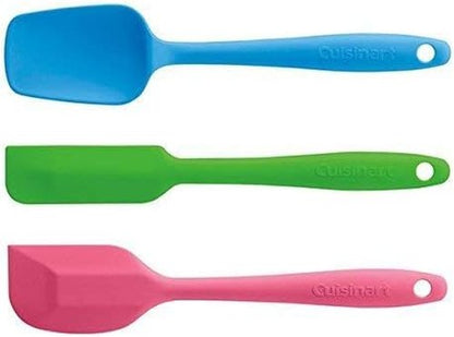 Cuisinart Mini Spatulas - Set of 3 Colorful Kitchen Tools for Easy Cooking and Baking