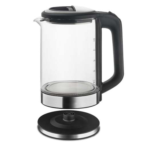 2.5L Glass Electric Kettle for Tea Coffee Water Boiler with Auto Shut-Off