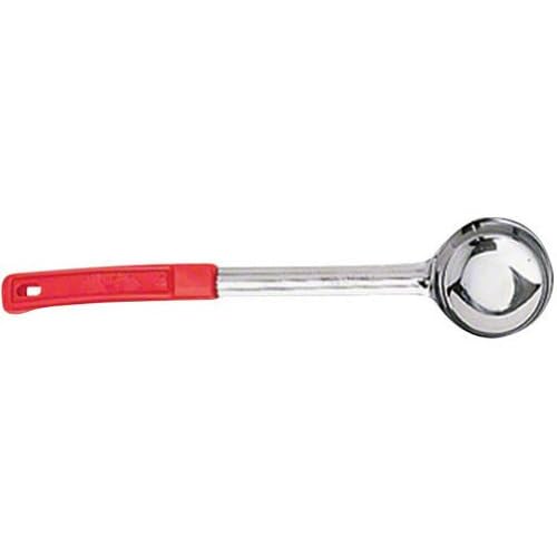 American Metalcraft 2 oz Stainless Steel Solid Portion Spooner,Red