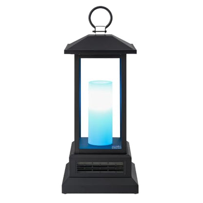 28-Inch Electric Lantern Heater with Remote Control - Black