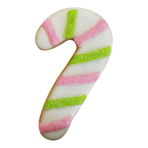 Red Cookie Cutter 3.5 Inch Candy Cane Shape Holiday Baking Tool