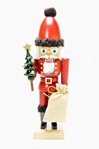 German Christmas Nutcracker Santa Claus - 12 Inch Erzgebirge Handmade Decor