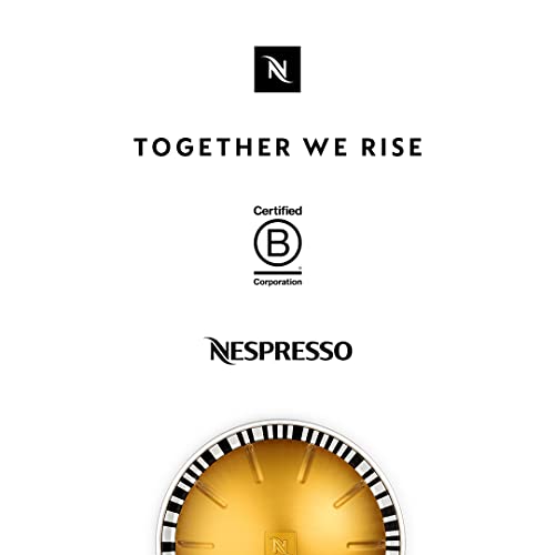 Nespresso Capsules Vertuo, Fortado Decaffeinato, Gran Lungo, 30-Count Coffee Pods, Brews 5.0 oz.