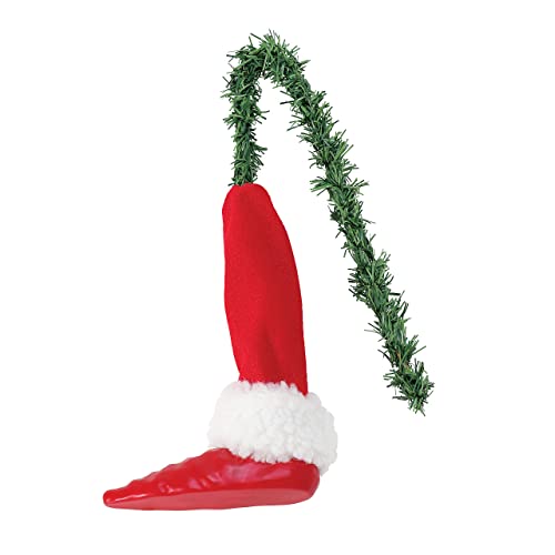 Christmas Tree Topper Set with Grinch Figurine - Holiday Decor, 8 Inch, Multicolor