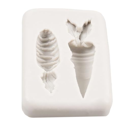 Carrot Easter Silicone Mold - Vegetable Fondant Cake Decorating Tool - Style B