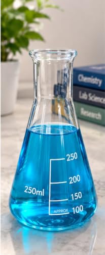 250ml Borosilicate Glass Erlenmeyer Flask Laboratory Equipment