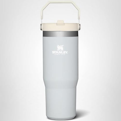 Stanley IceFlow Stainless Steel Tumbler - Vacuum Insulated Water Bottle for Home, Office or Car Reusable Cup with Straw Leak Resistant Flip Cold for 12 Hours or Iced for 2 Days, Cloud, 30 OZ / 0.89 L