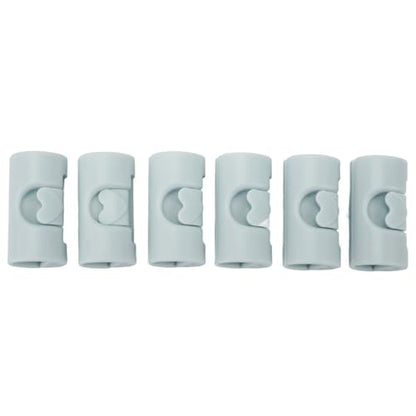 Blue Bed Sheet Grippers 18PCS Adjustable Clips Non-Slip Mattress Fasteners