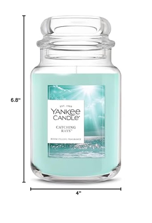 Yankee Candle Catching Rays Scented Candle, 22oz Large Jar with up to 150 Hour Burn Time, Giftable