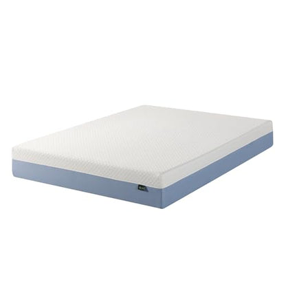 Zinus 10 Inch Queen Cooling Essential Memory Foam Mattress [NewVersion], Fiberglass Free, Medium Feel, Breathable Cooling Layers, Certified Safe Materials