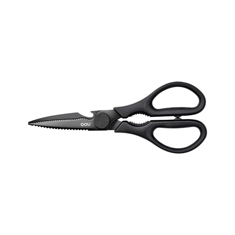 OOU Kitchen Shears, Ultra Sharp Come-apart Kitchen Scissors, Multipurpose Heavy Duty Chopping Scissors